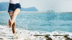 Férias saudáveis de verão