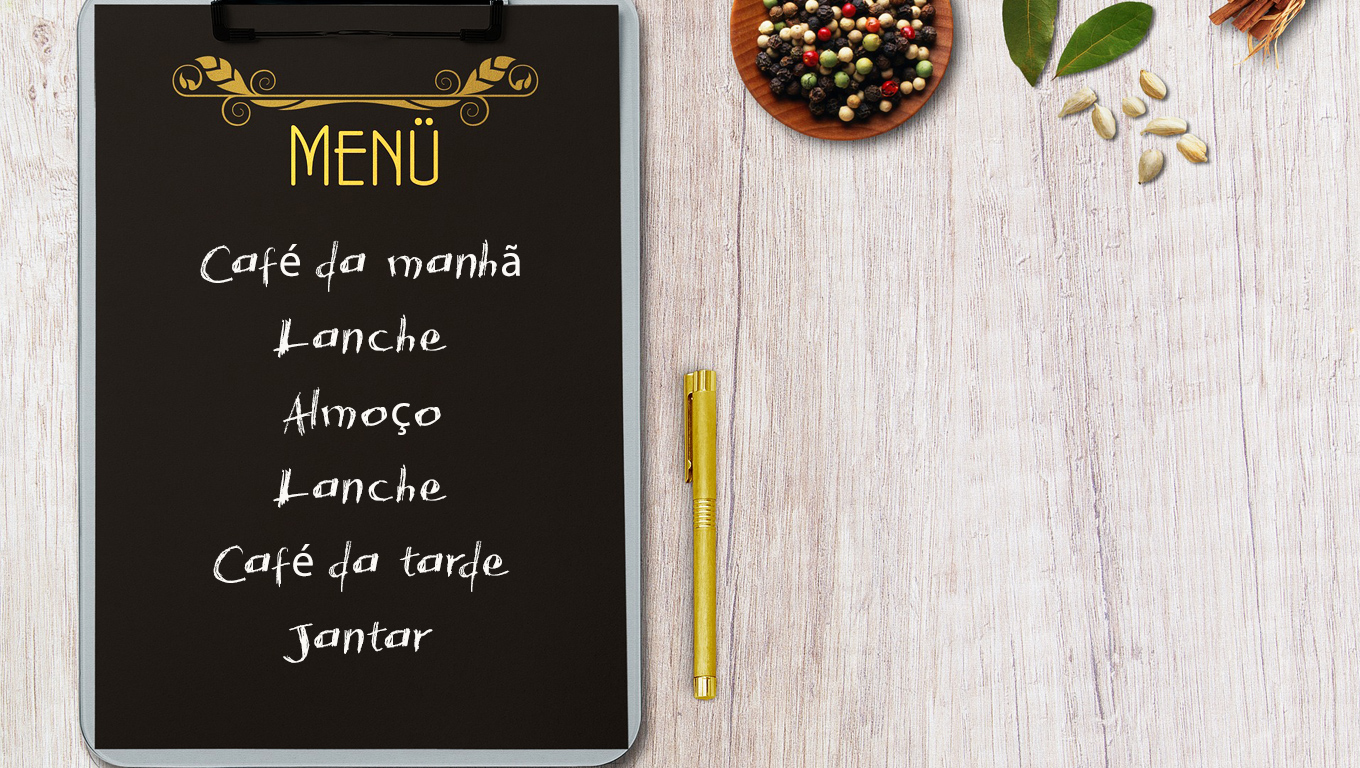 rotina alimentar com 6 refeições